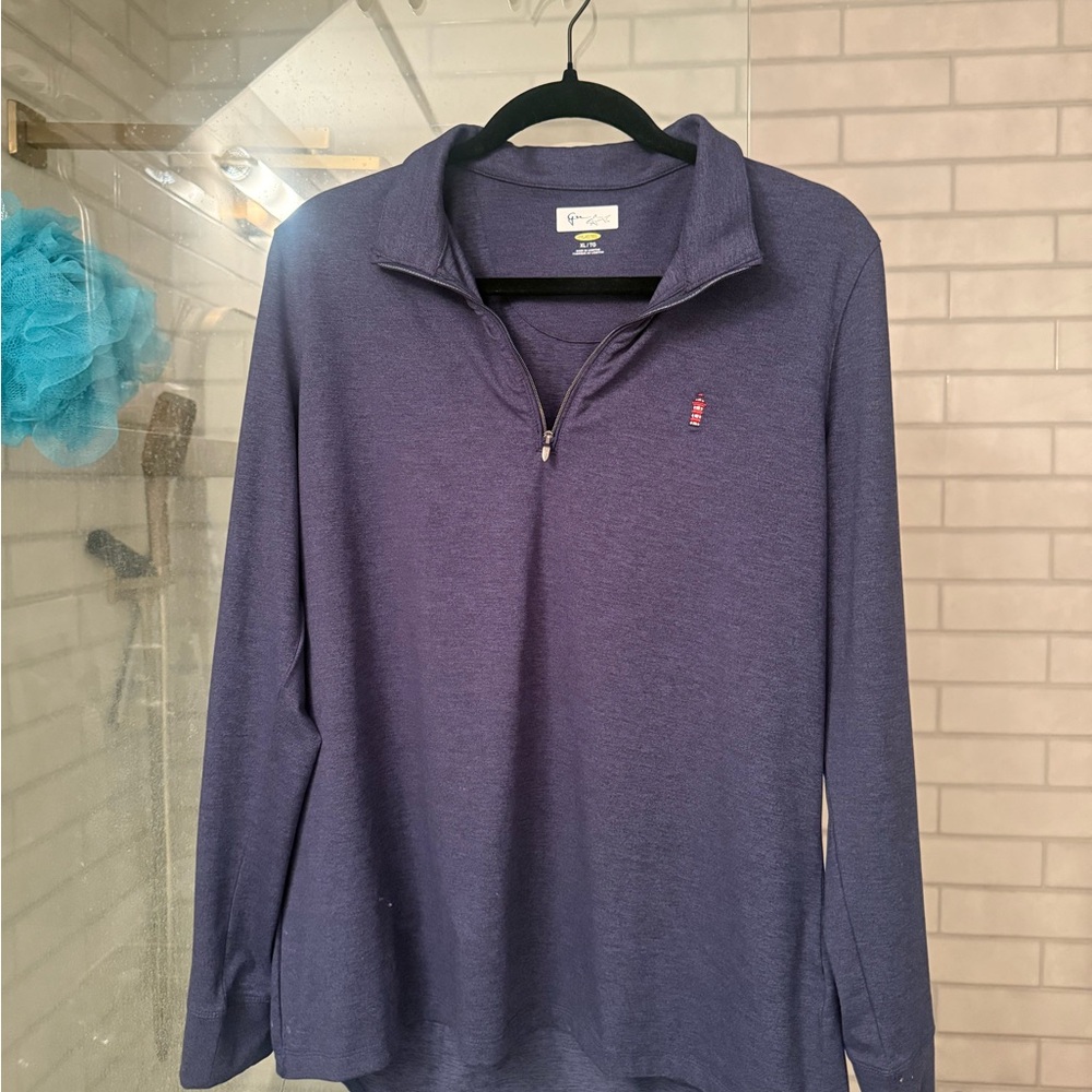 Navy Harbour Town Quarter-Zip Pullover